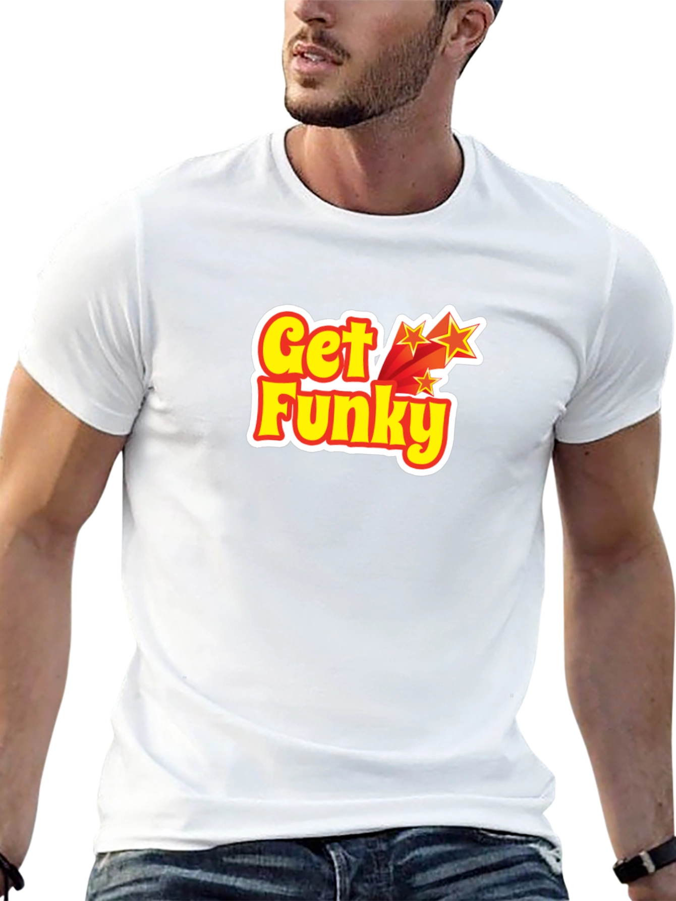 Get Funky Graphic T-Shirt - Black