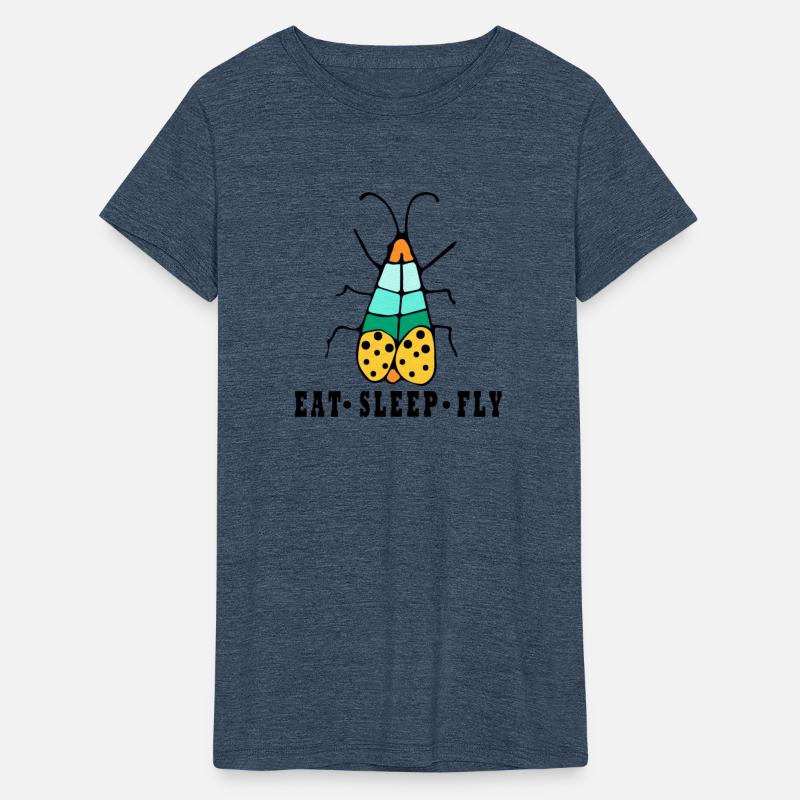 Eat sleep fly insects colorful design