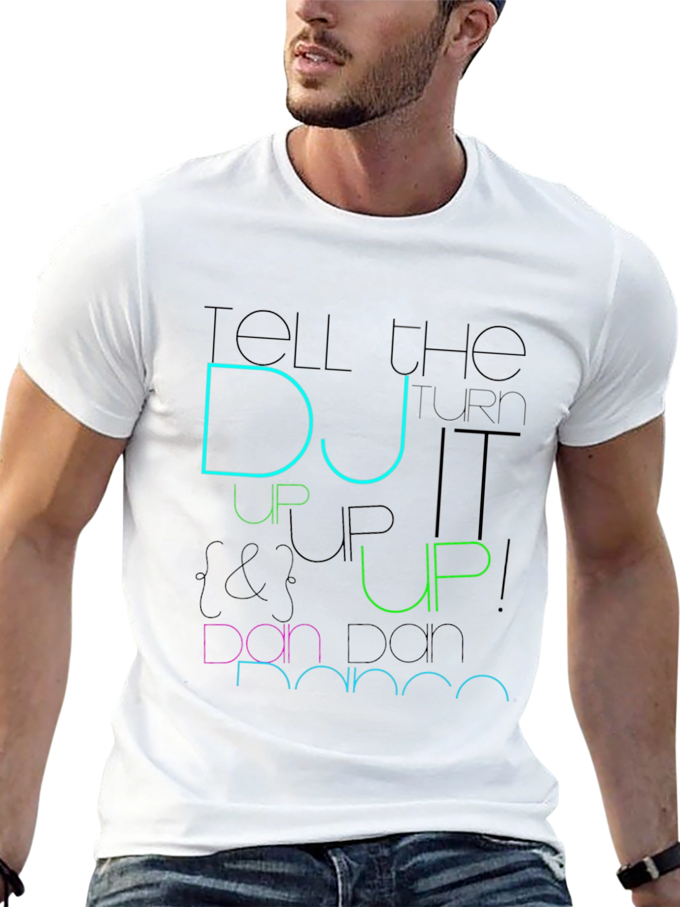 DJ Up T-Shirt - Unique Graphic Design