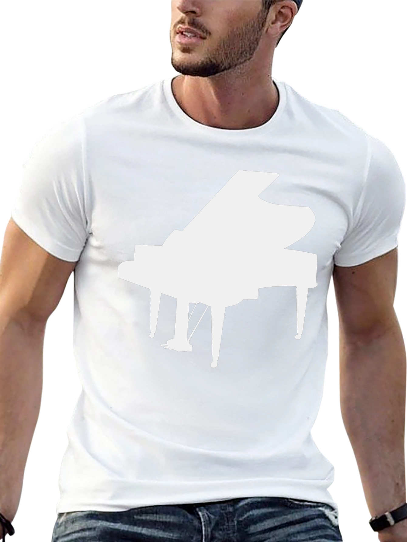 Grand Piano Graphic Tee - Musicians Style