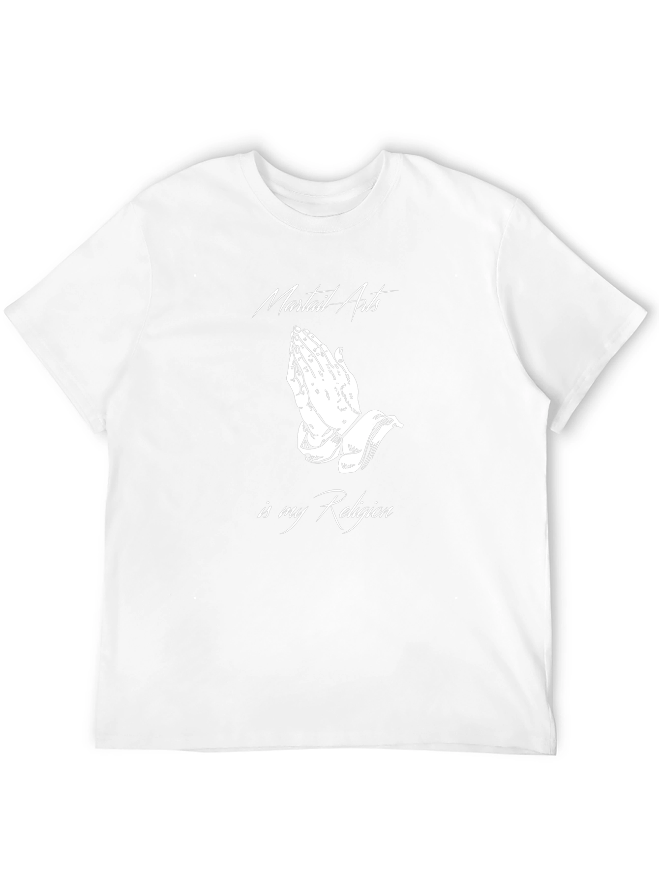 Martial Arts Religion T-Shirt - Black Cotton Graphic Tee