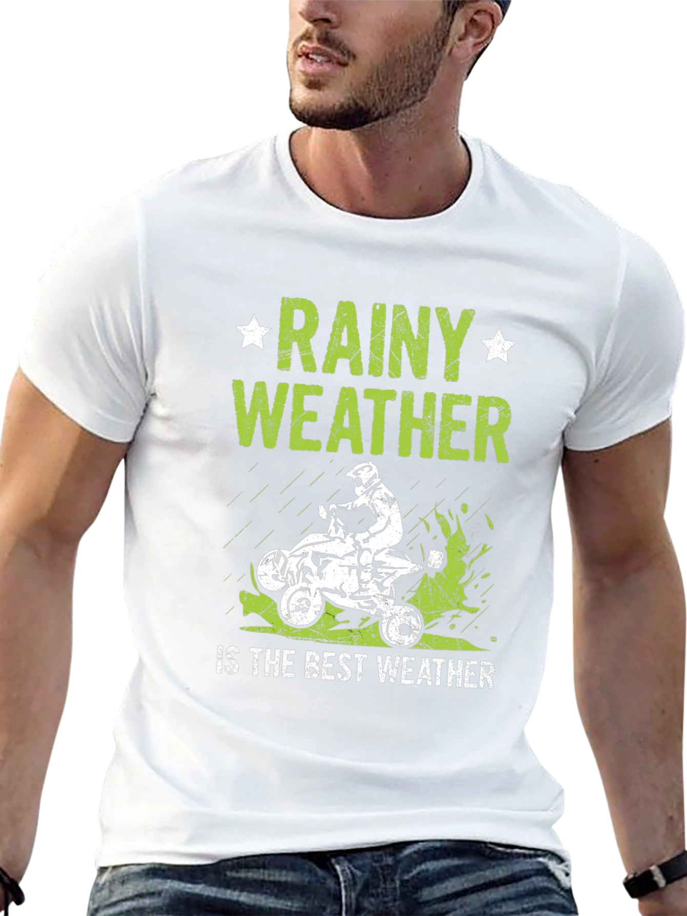 Rainy Weather ATV Rider T-Shirt