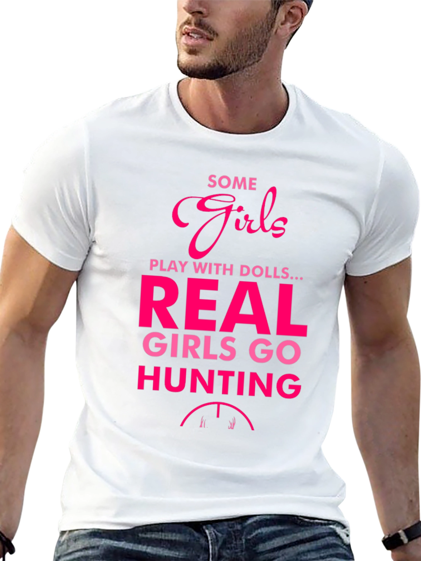 Some Girls Hunt Graphic T-Shirt