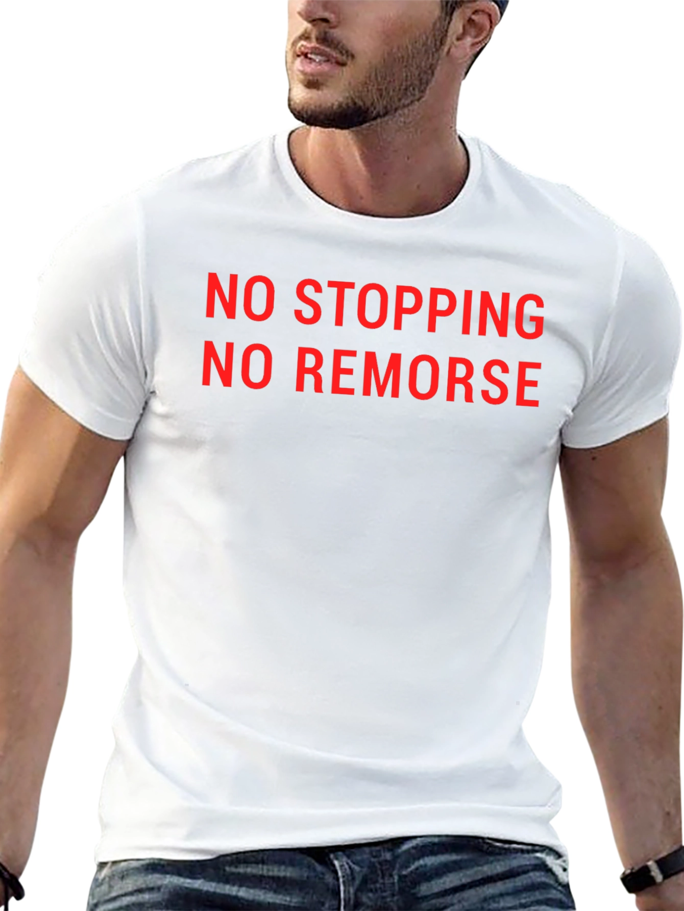 No Stopping No Remorse Graphic Tee - Black