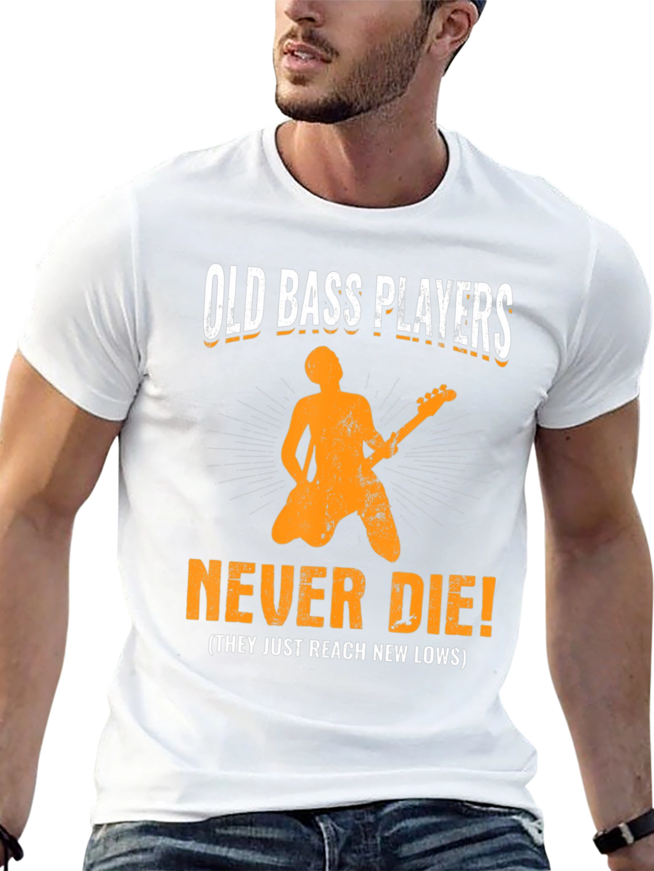 Old Bass Players Never Die T-Shirt