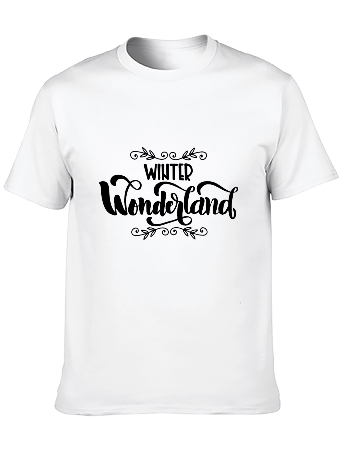 Winter Wonderland Black Graphic Tee