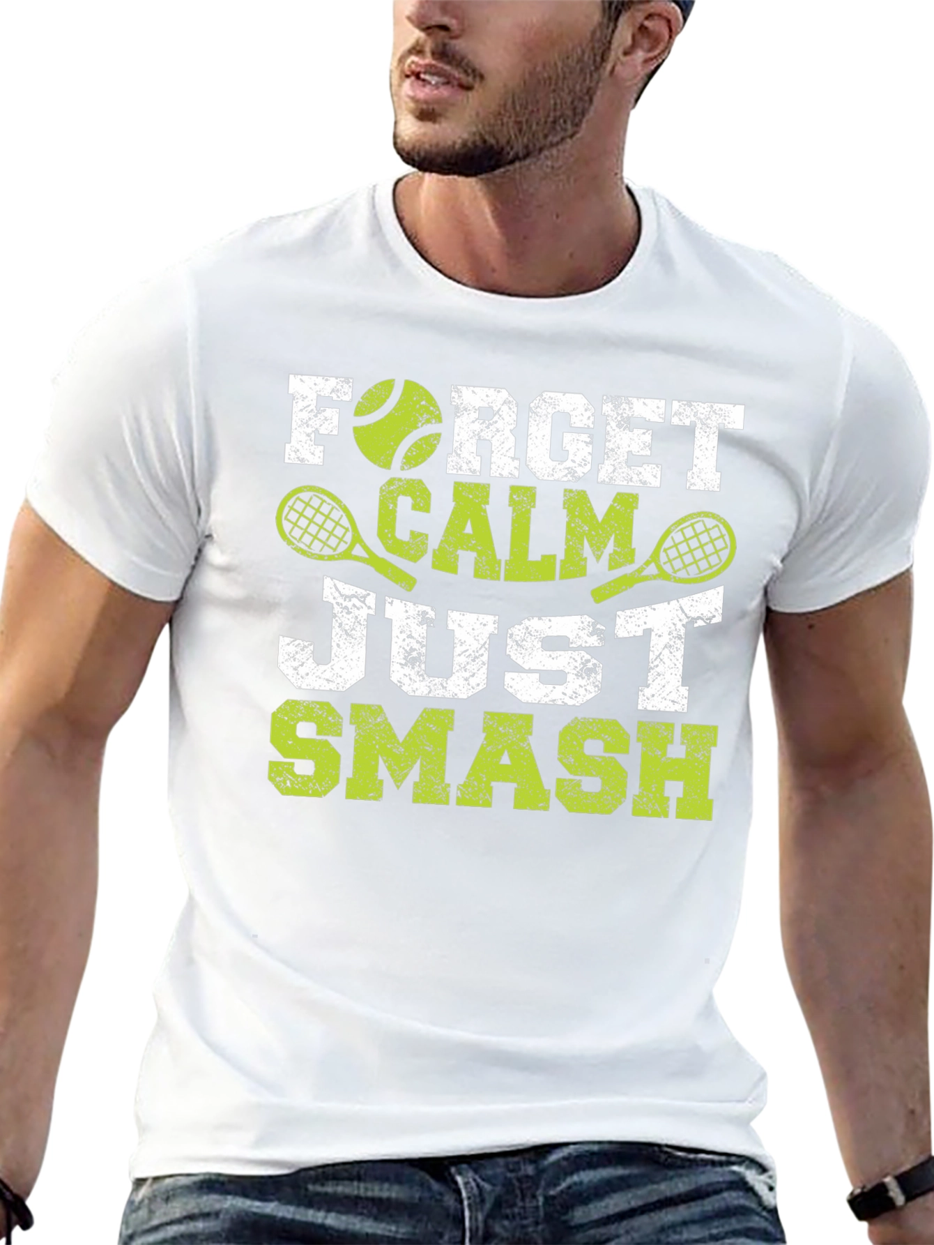 Forget Calm Just Smash Tennis T-Shirt