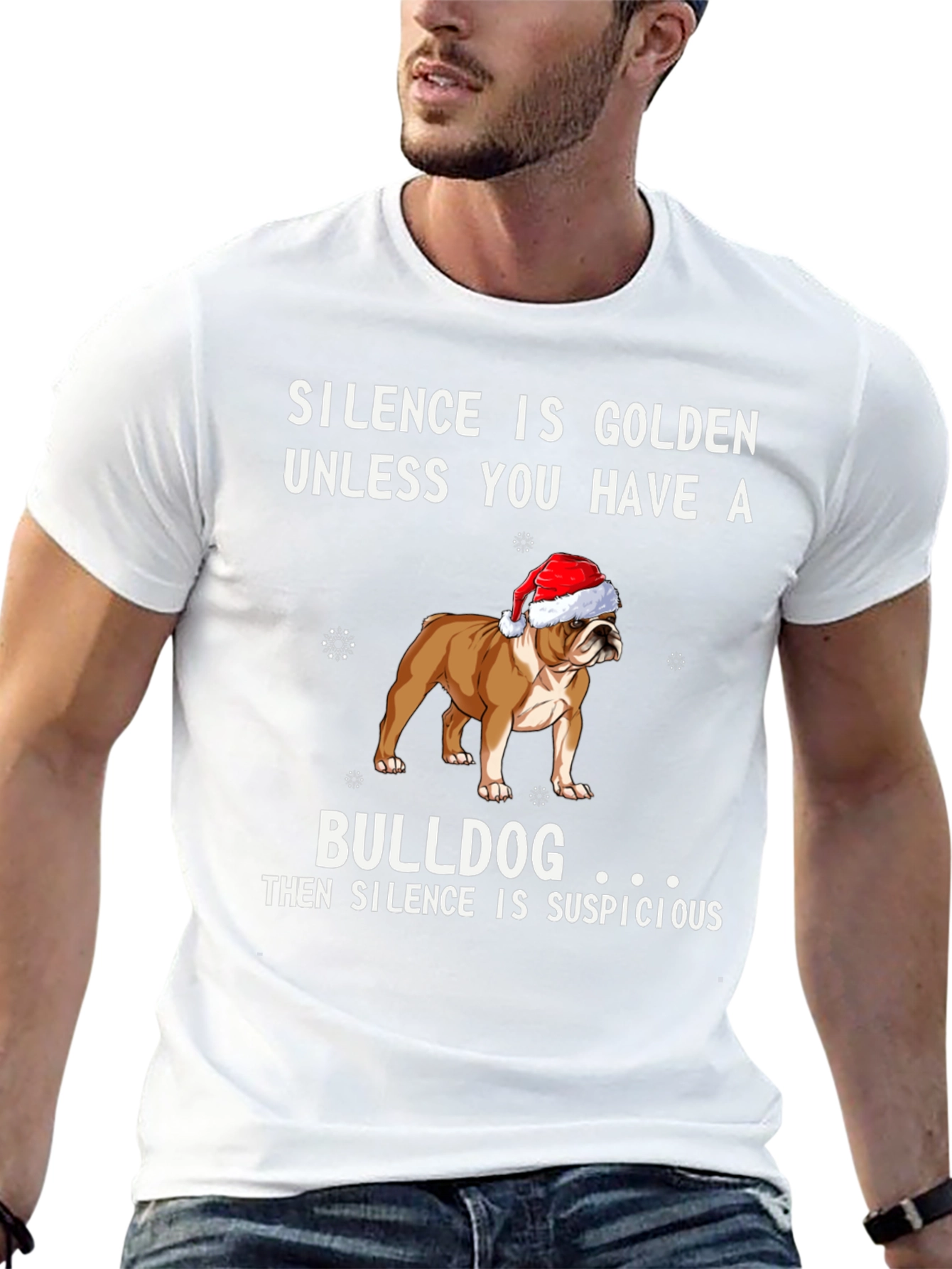 Silence is Golden Bulldog Graphic Tee