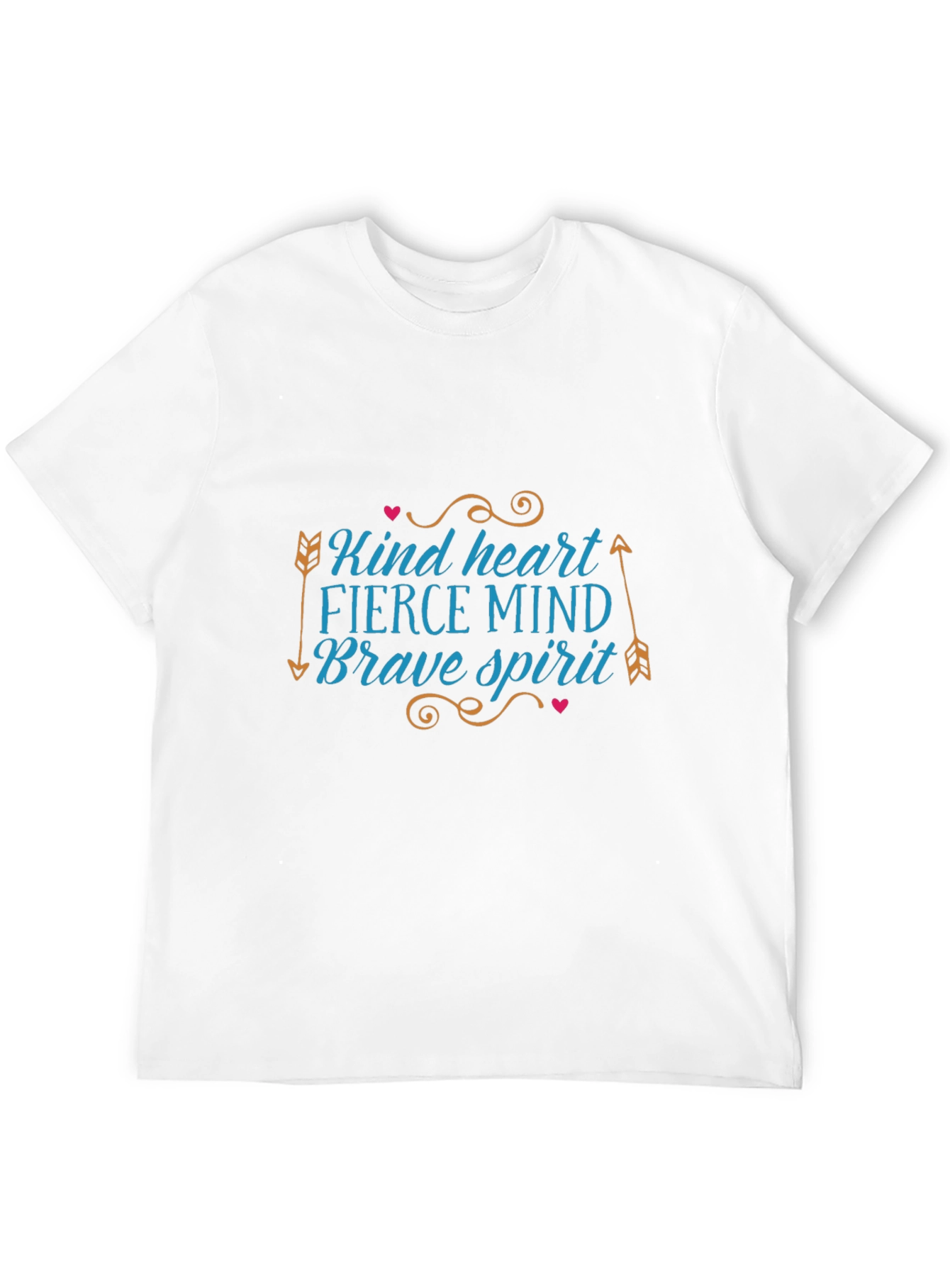 Kind Heart Fierce Mind Brave Spirit Black T-Shirt