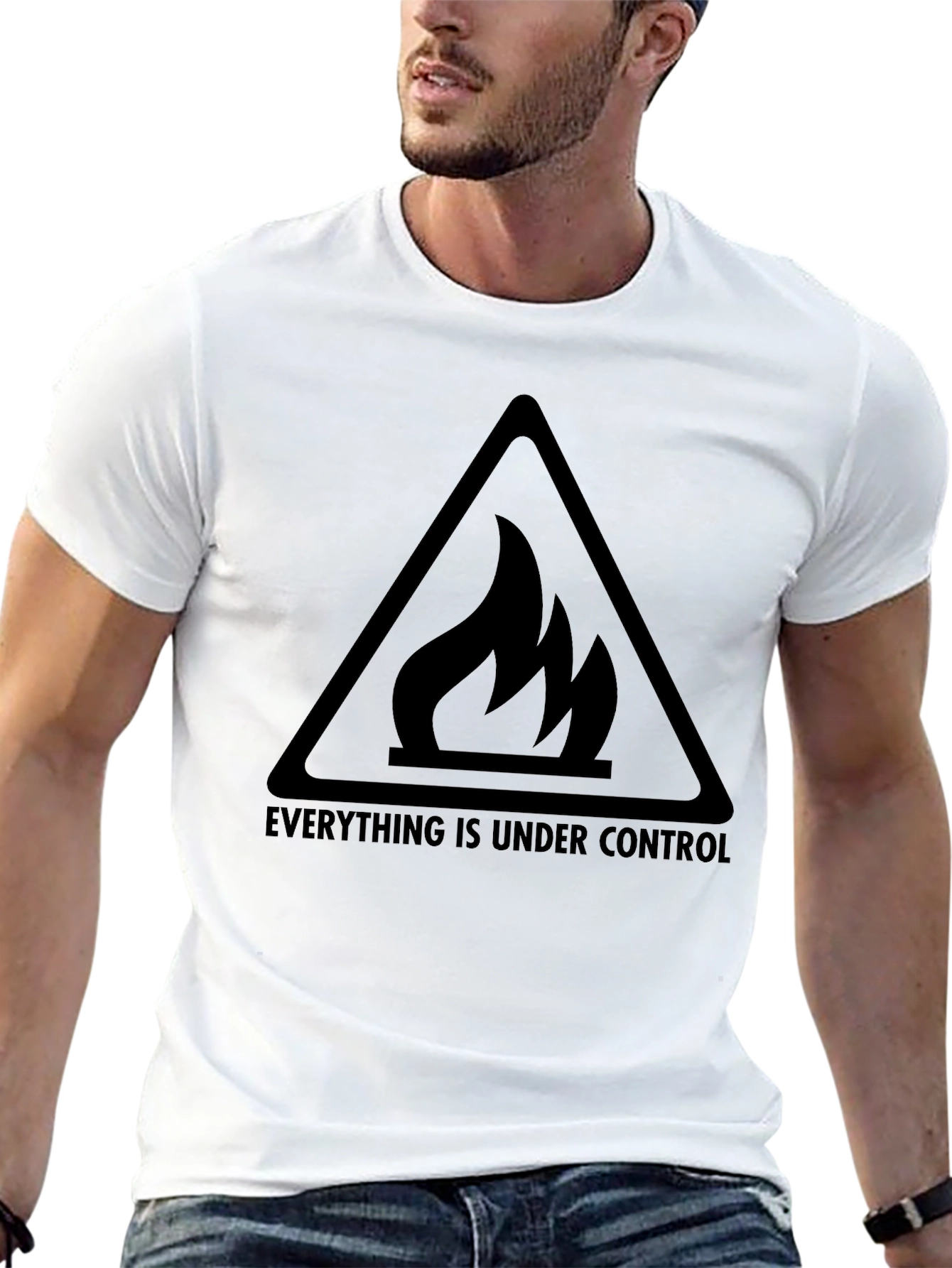 Everything Under Control T-Shirt - Fire Design