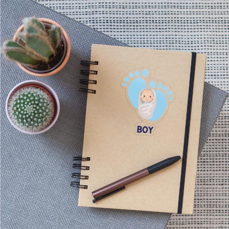 FOOTPRINTS BLUE - IT IS A BOY