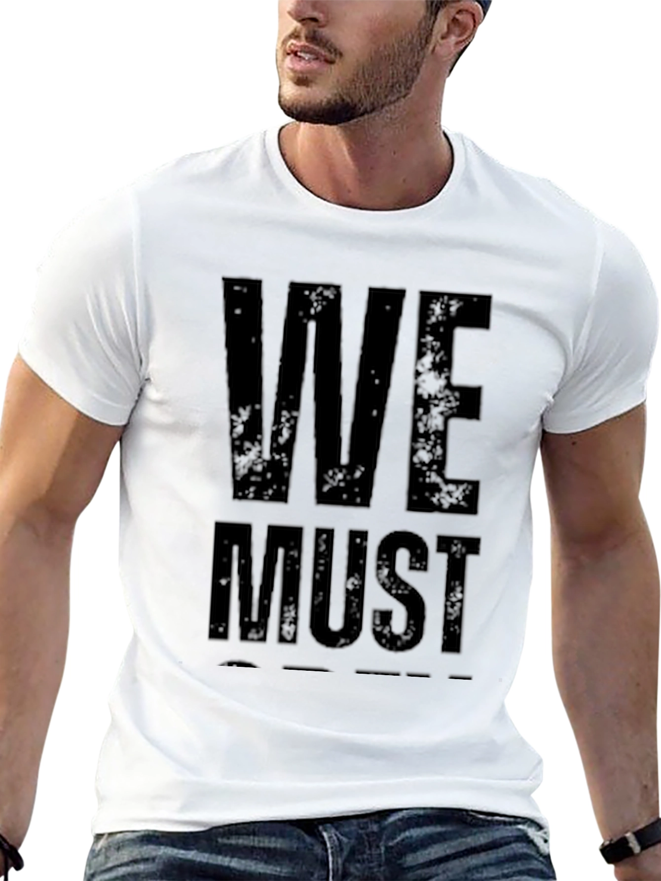 We Must Protect T-Shirt - Black Graphic Tee