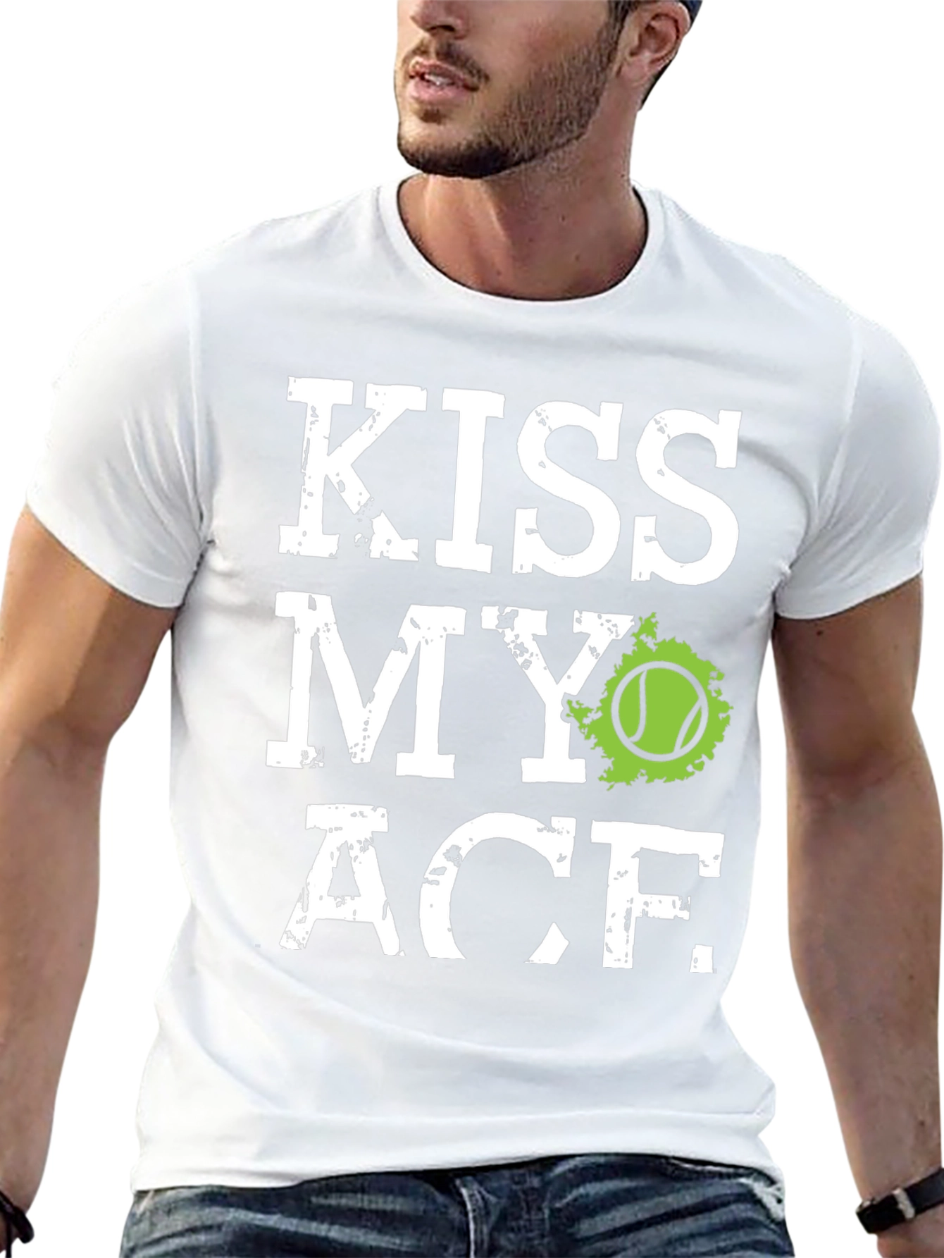 Kiss My Ace T-Shirt - Tennis Graphic Tee
