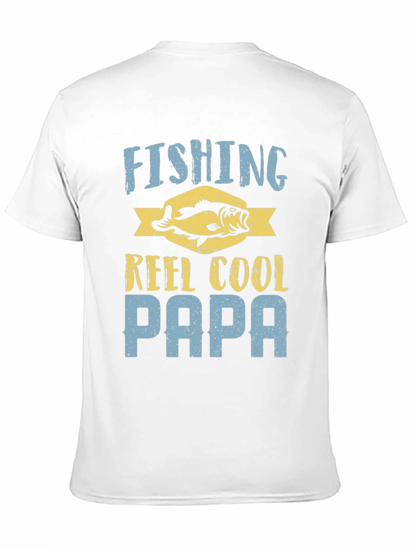 Fishing Reel Cool Papa Graphic T-Shirt