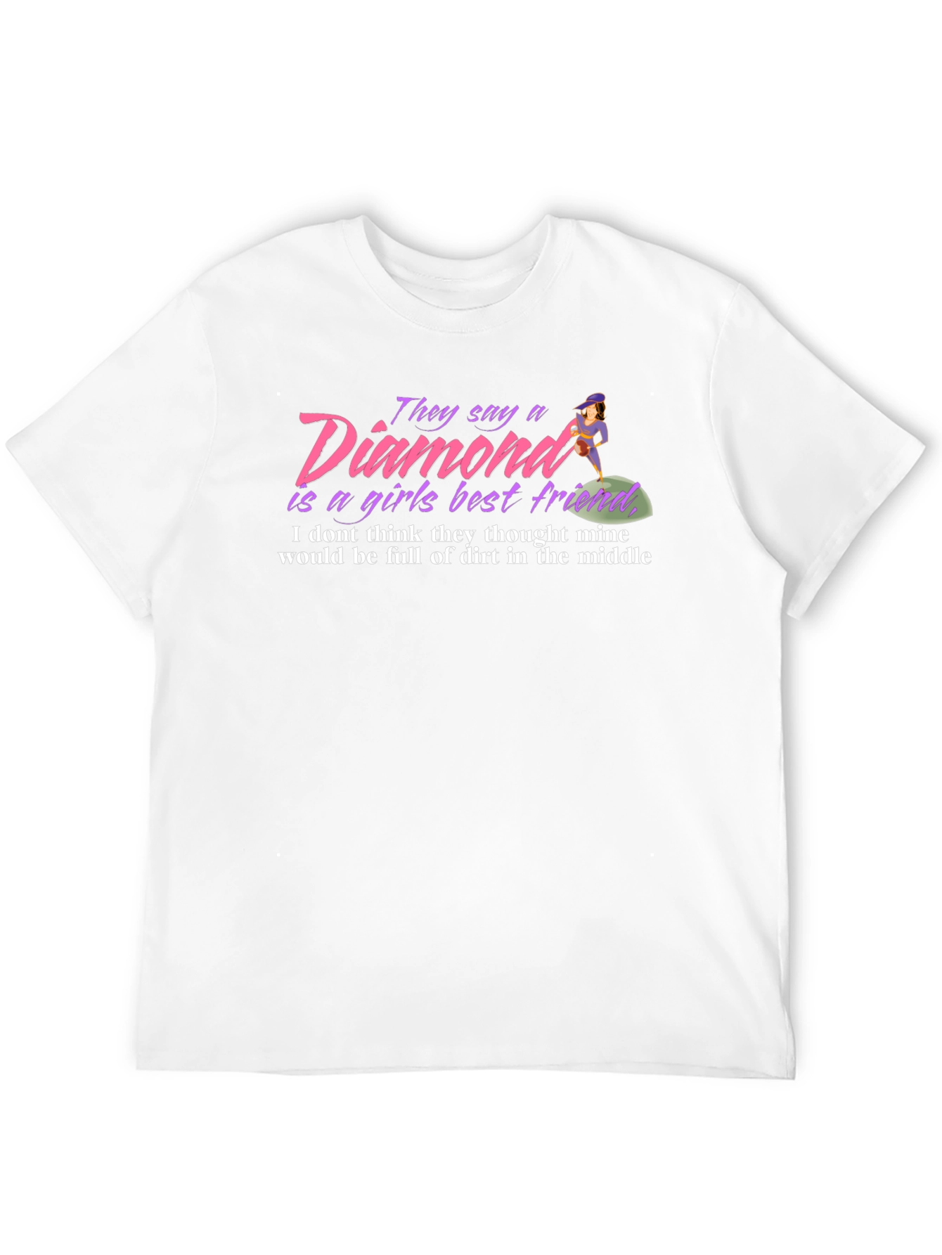 Diamond Dirt Black T-Shirt: A Girls Best Friend?