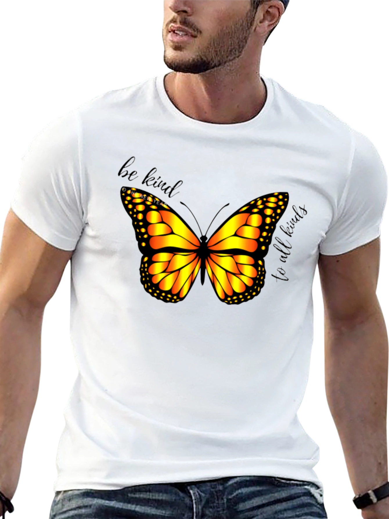 Be Kind Butterfly Graphic T-Shirt