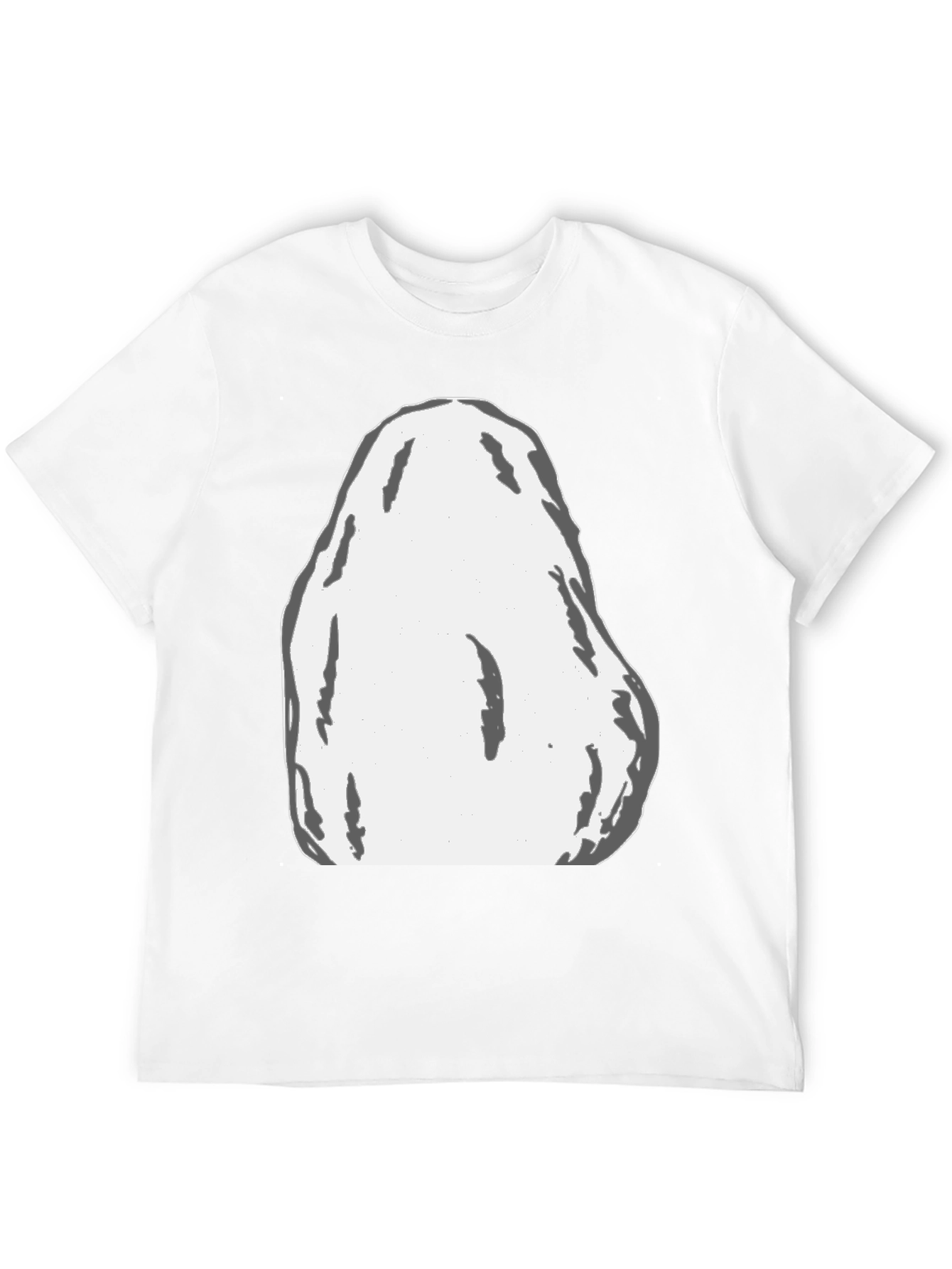 Modern Black T-Shirt with Abstract Graphic Print