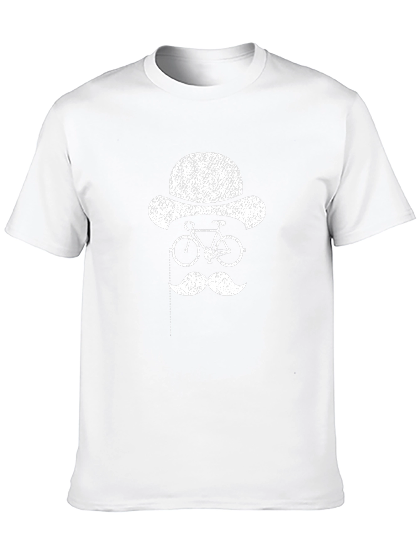 Bicycle Monocle T-Shirt - Distressed Graphic Tee
