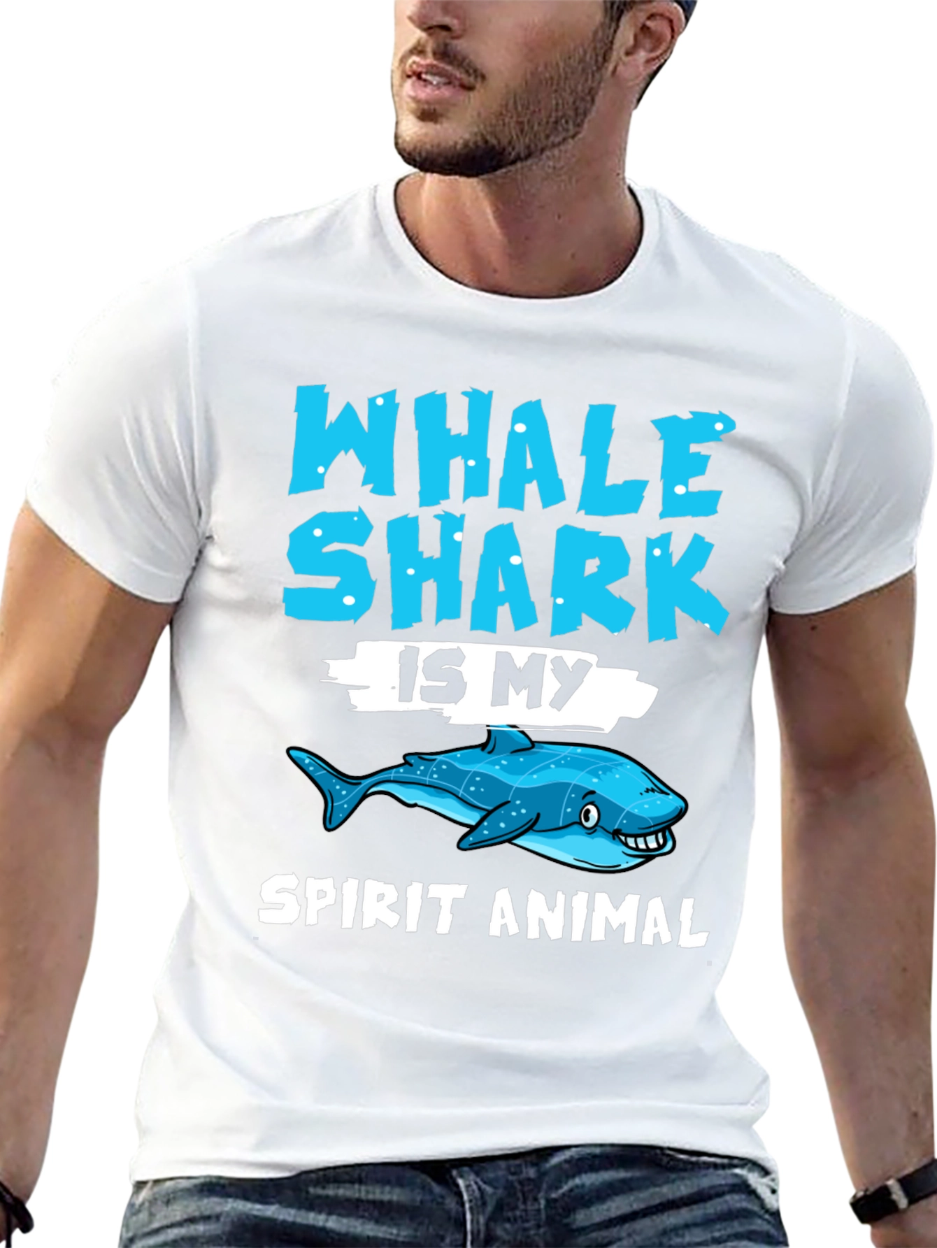Whale Shark Spirit Animal Graphic Tee