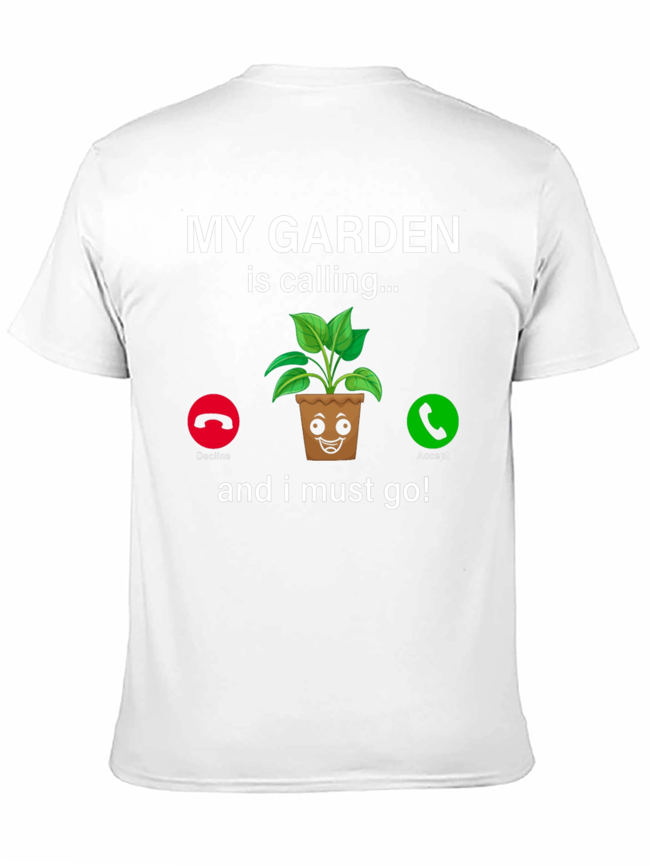 My Garden Is Calling T-Shirt Funny Gardener Tee