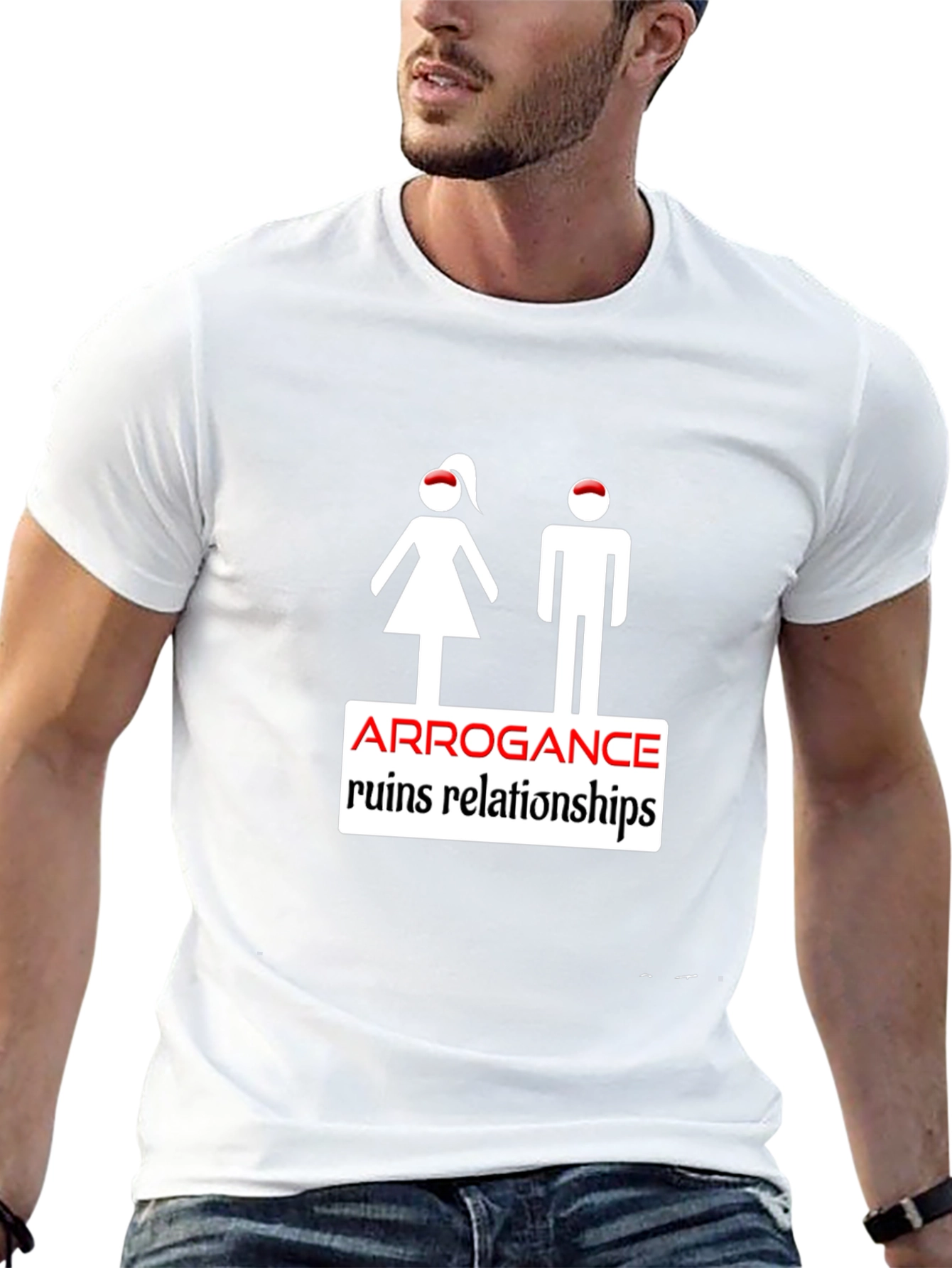 Arrogance Ruins Relationships Graphic T-Shirt