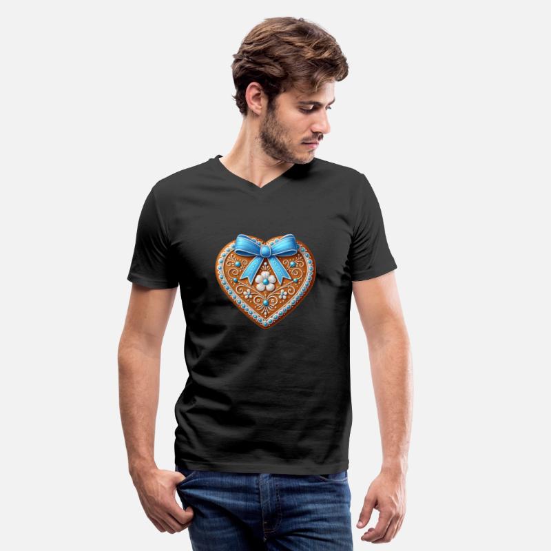 Gingerbread heart: Sweet tradition and love united