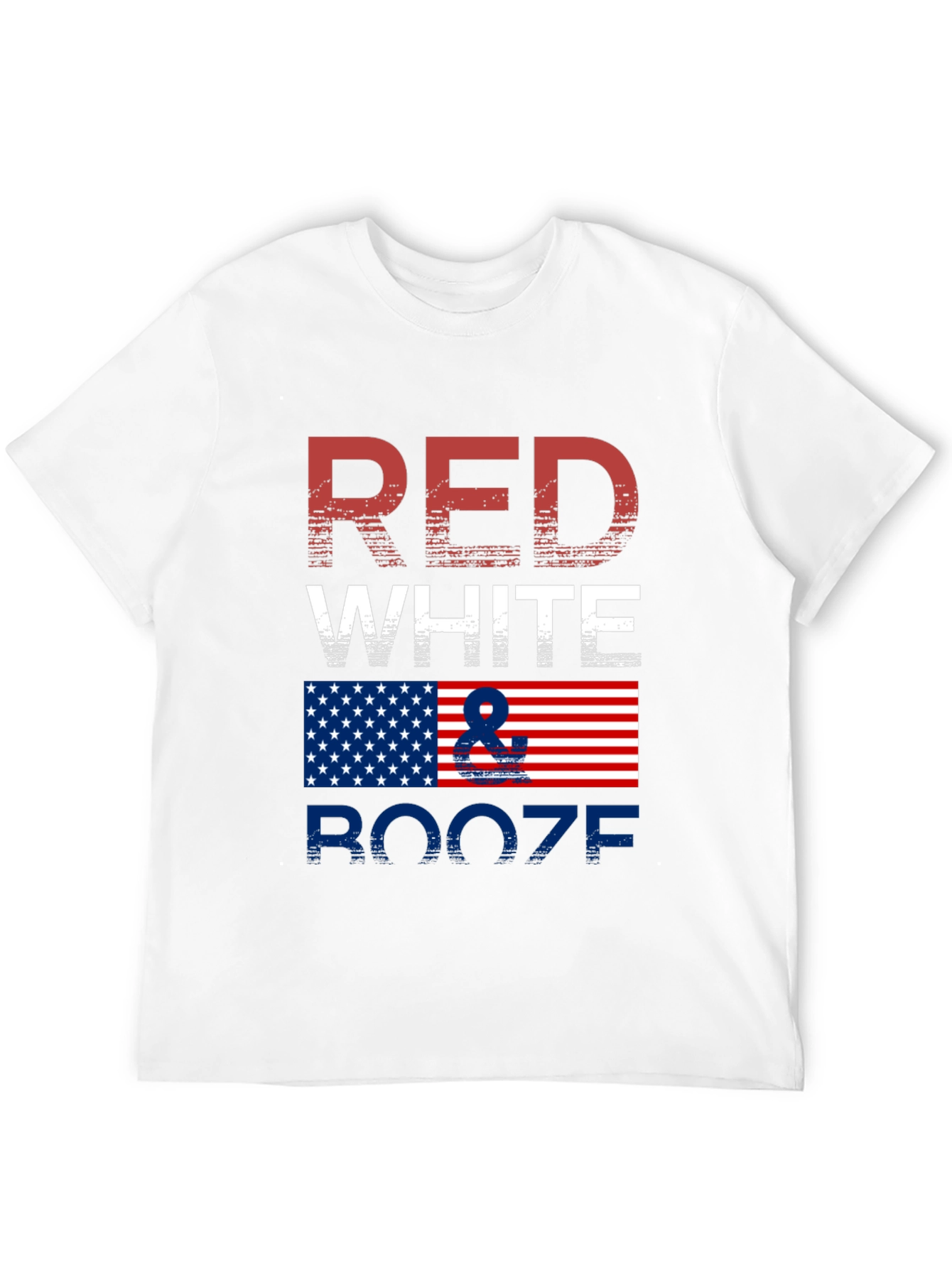 Red White & Booze Patriotic Graphic Tee