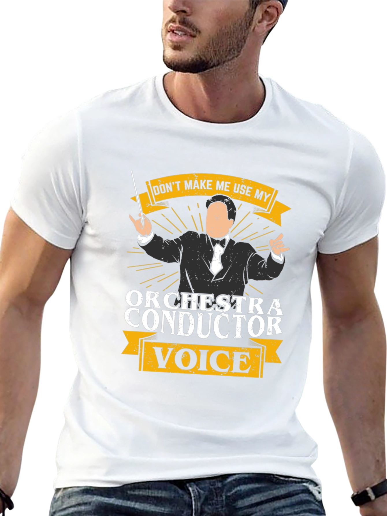 Orchestra Conductor Voice Graphic T-Shirt