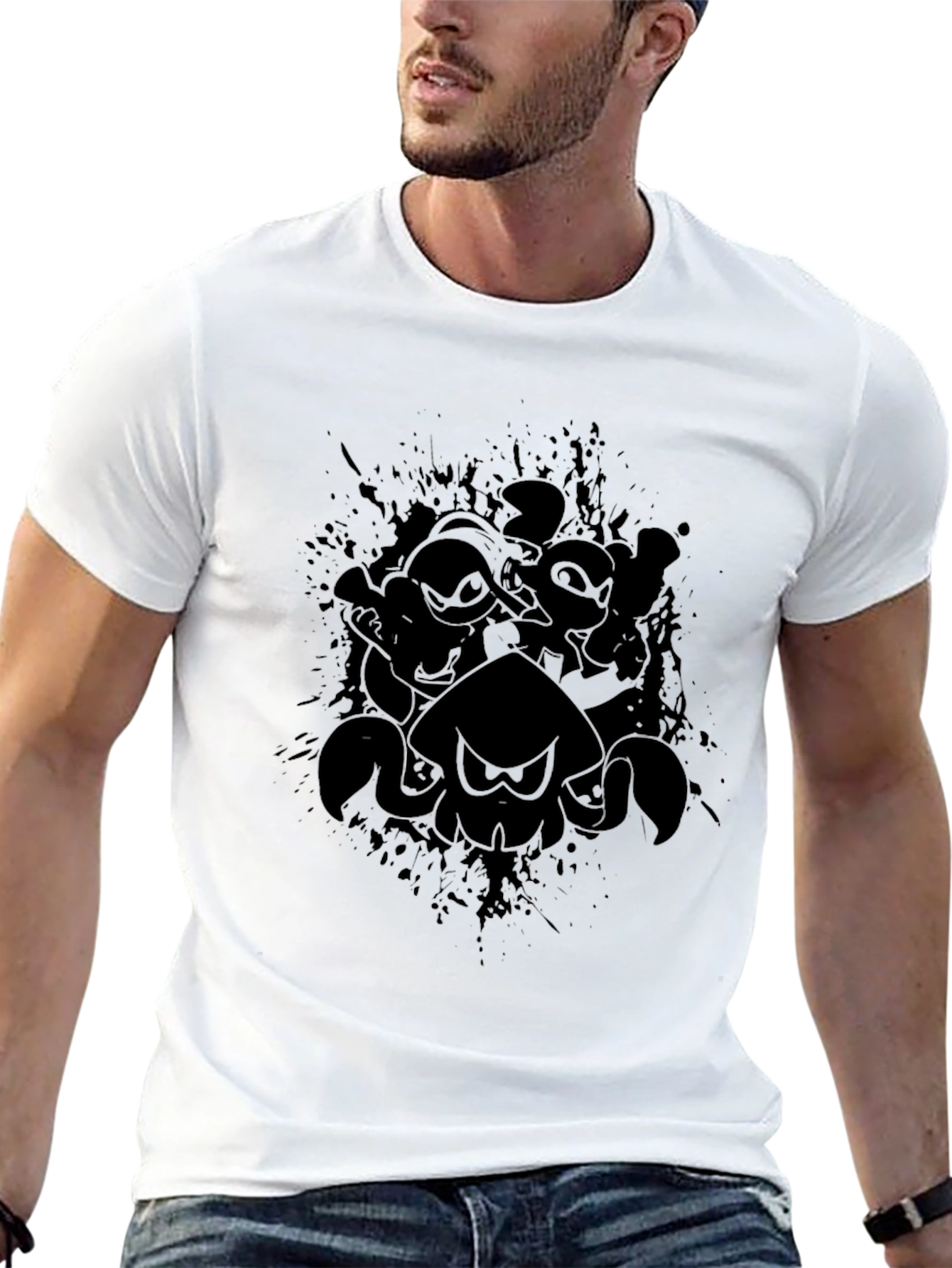 Ninja Turtles Graphic Tee - Black Cotton Blend