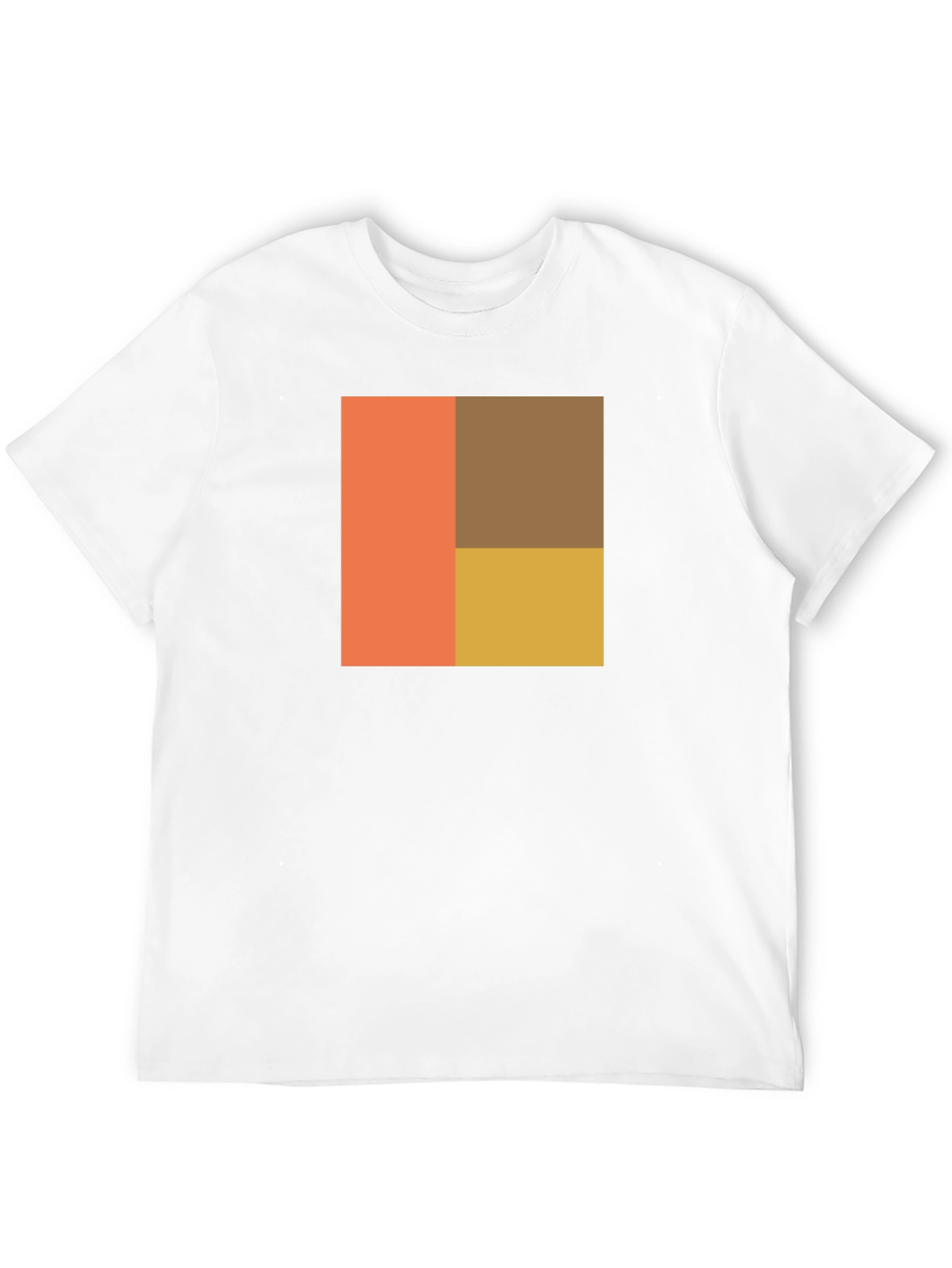 Modern Block Graphic Tee - Stylish Casual Wear