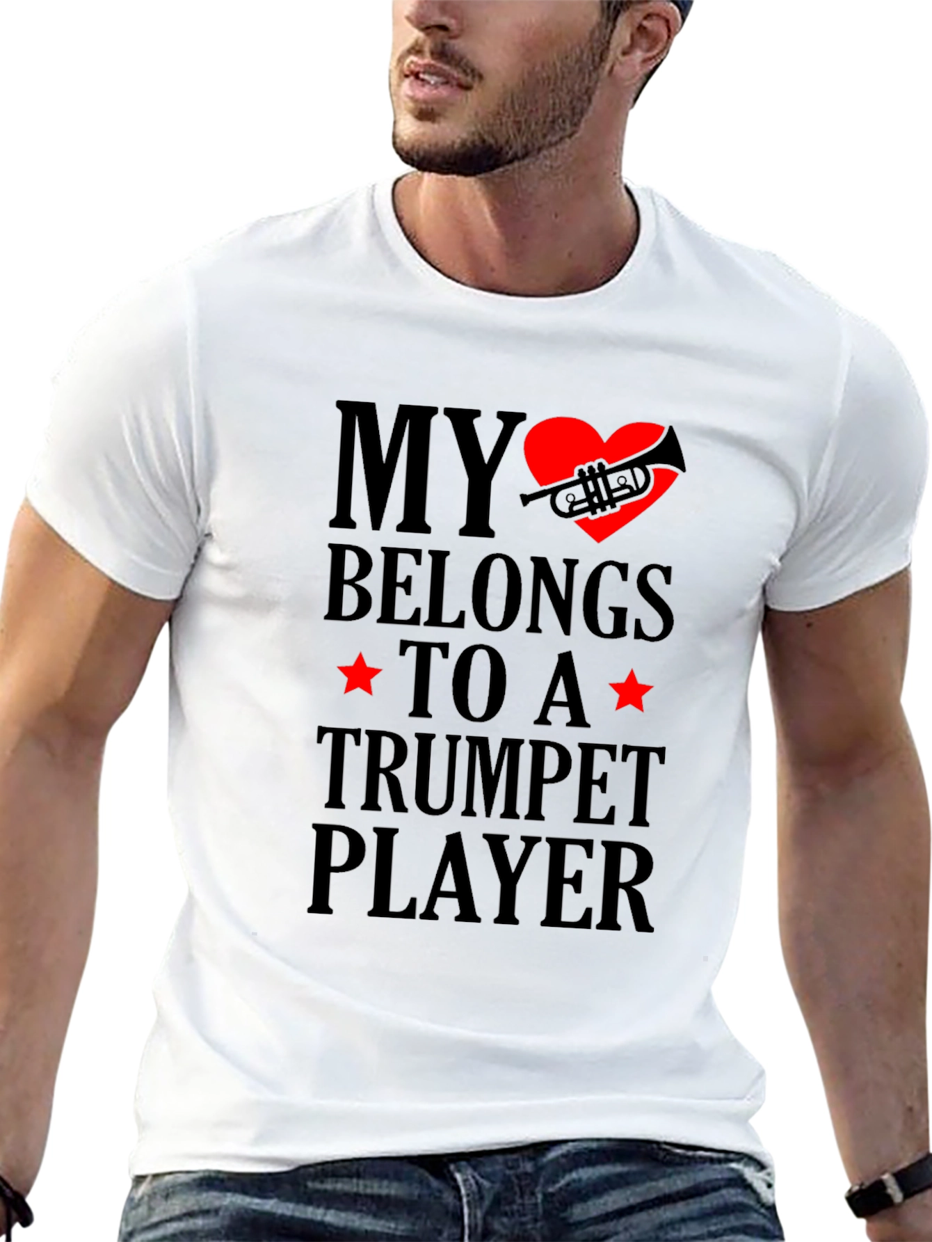 My Heart Belongs to a Trumpet Player T-Shirt