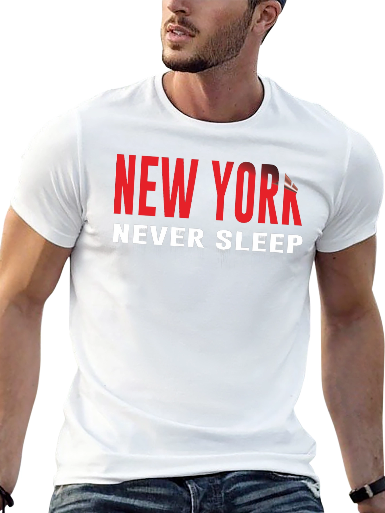 New York Never Sleeps Graphic Tee
