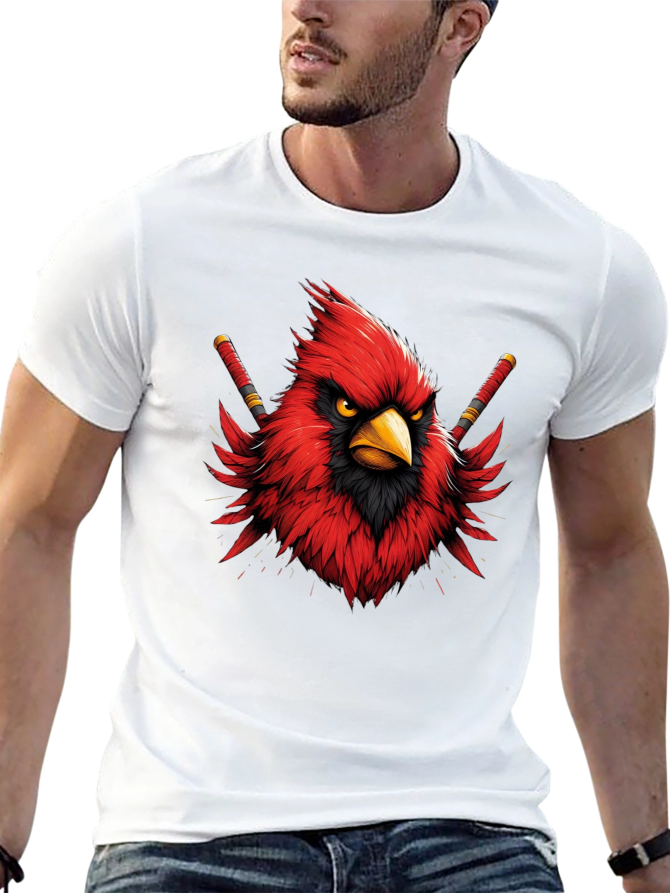 Cardinal Ninja T-Shirt - Black