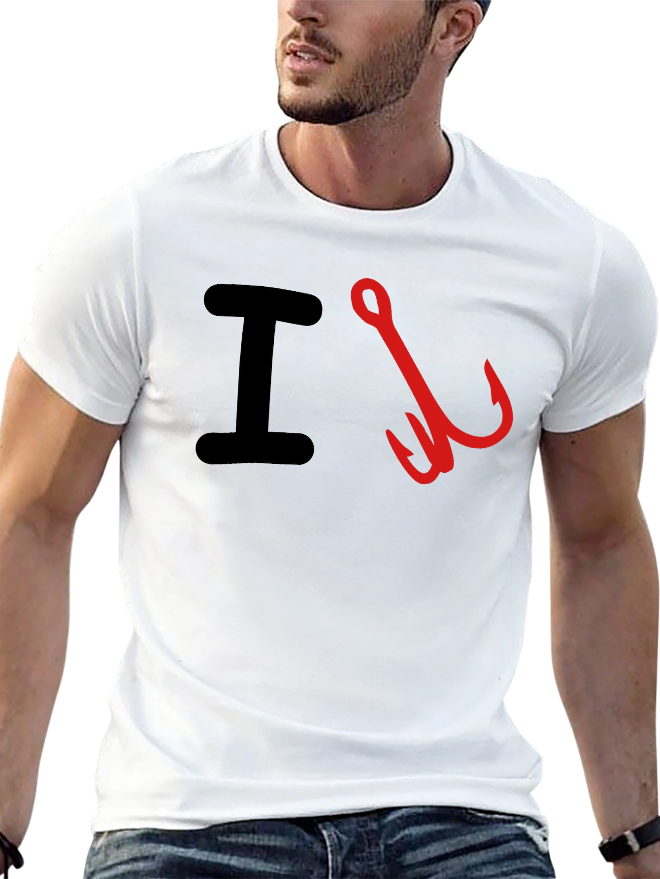 I Hook Fishing T-Shirt - Anglers Favorite Tee
