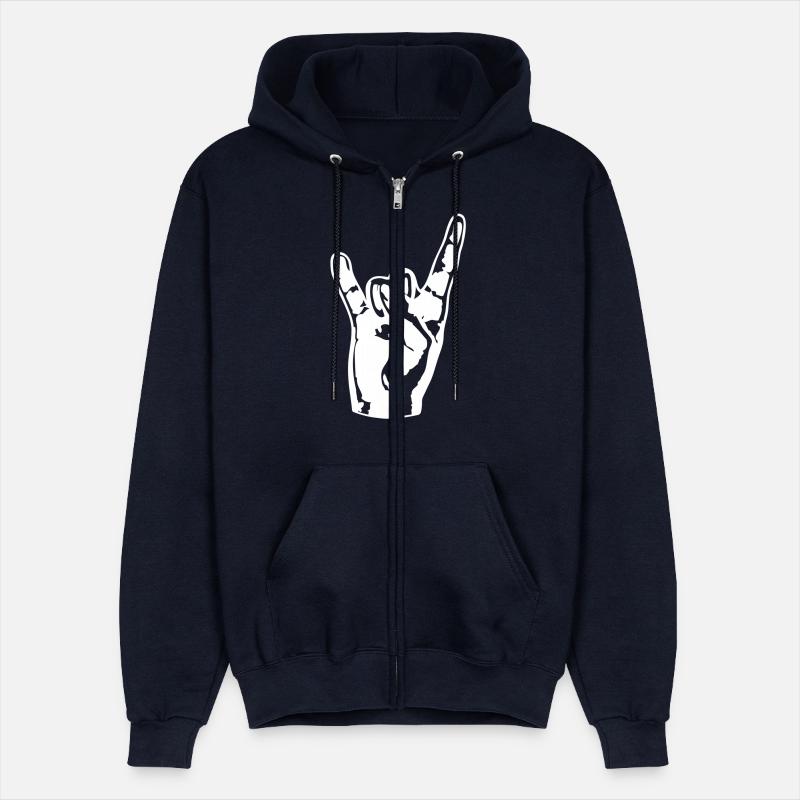 Heavy Metal Fun Hard Rock Music Horns Hand Gesture