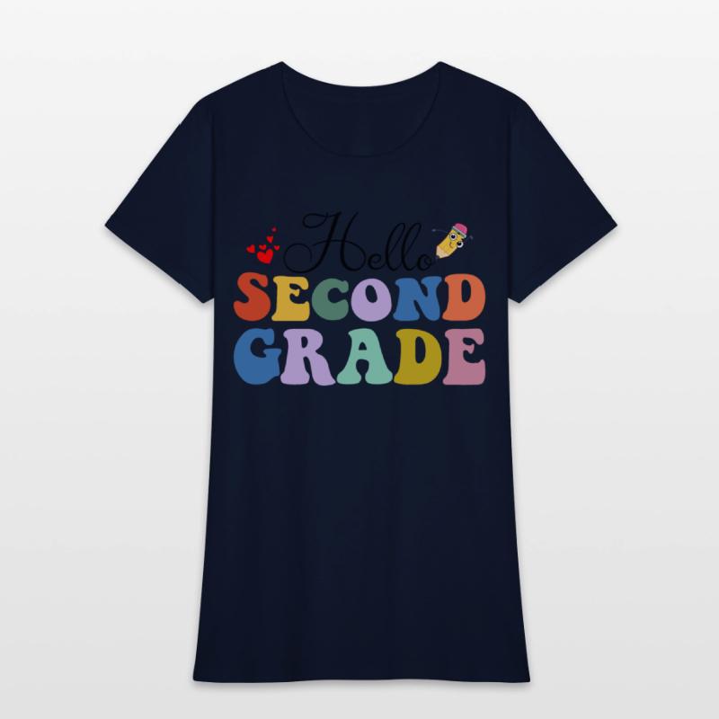 Hello Second Grade Teacher T Shirt