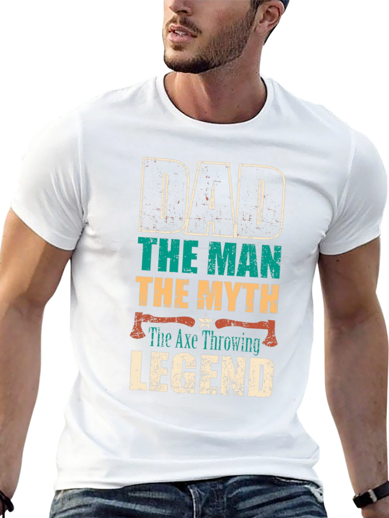 Dad Axe Throwing Legend T-Shirt