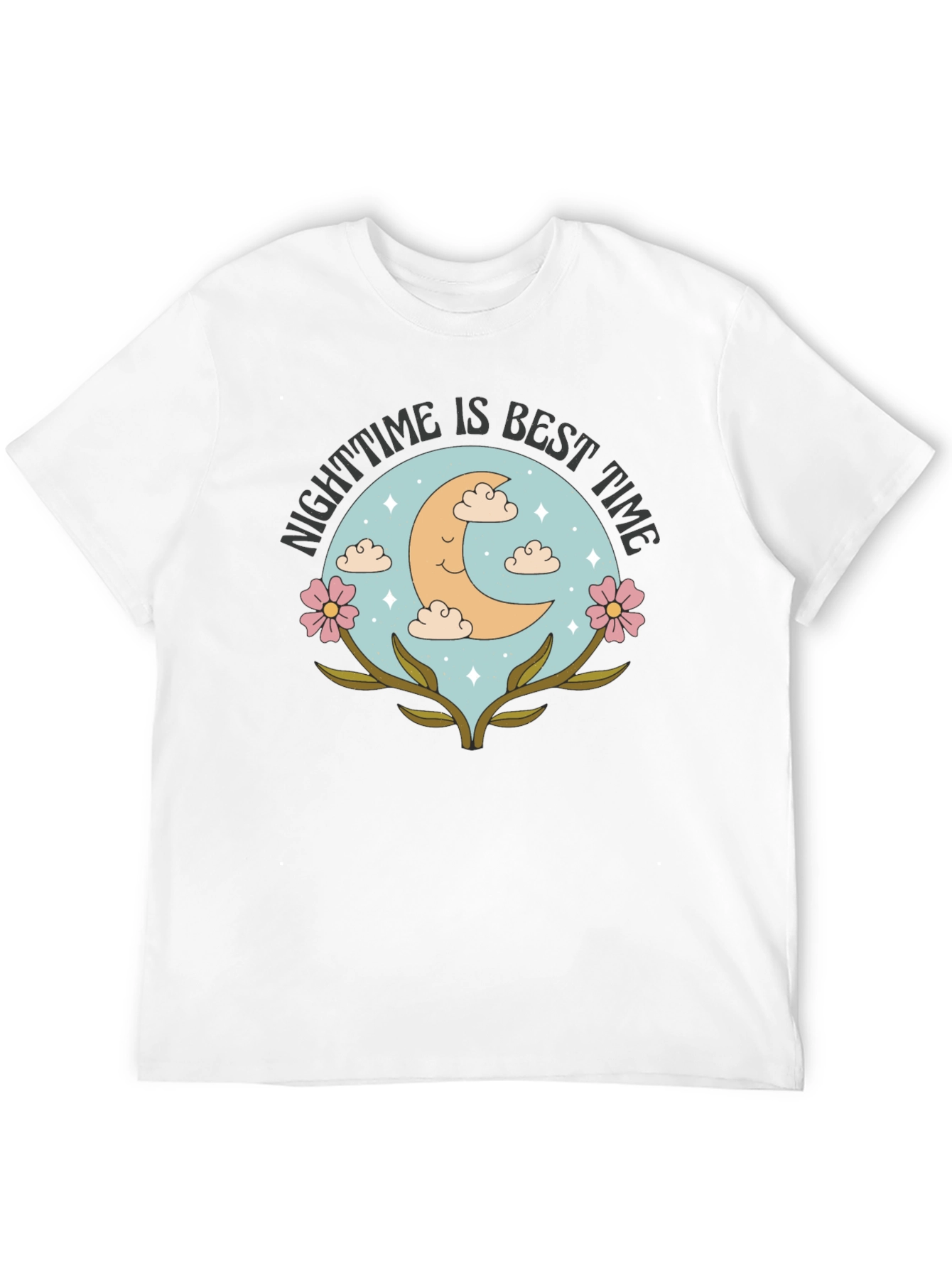 Nighttime is Best Time Graphic T-Shirt