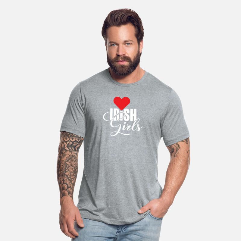 I love irish girls with red heart