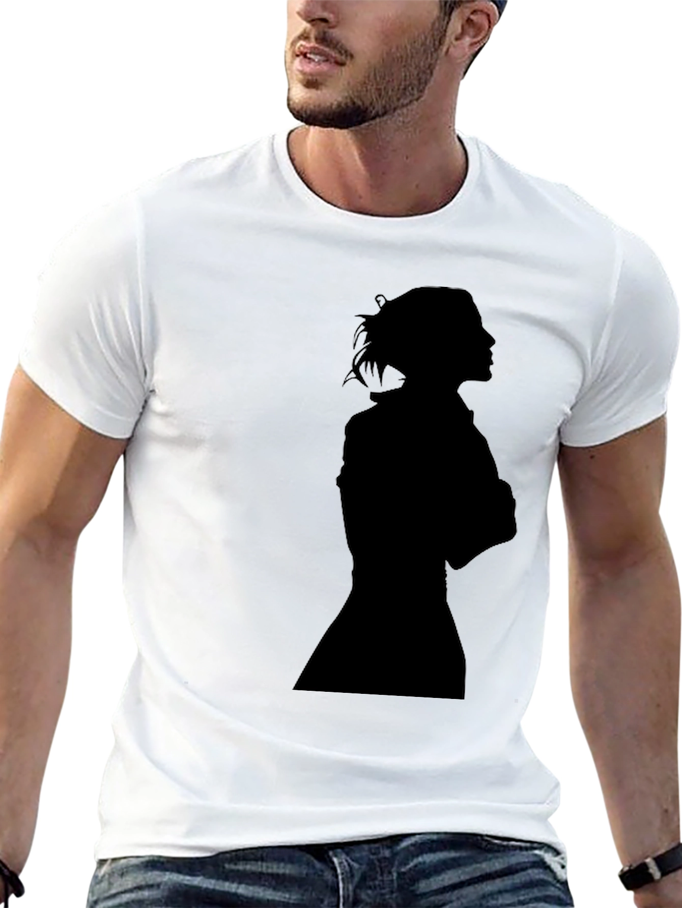 Silhouette Graphic Tee - Black