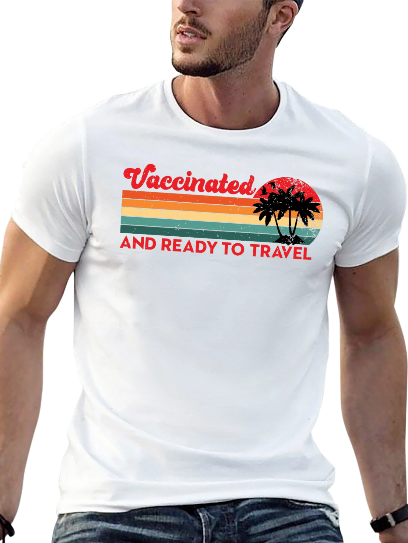 Vaccinated & Ready to Travel Graphic Tee