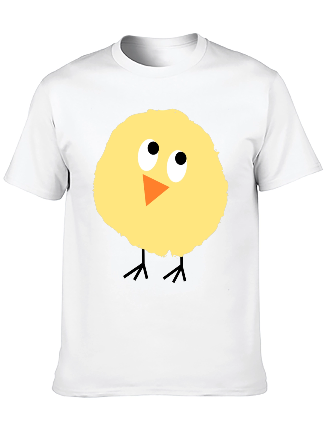 Cute Chick Graphic Black T-Shirt