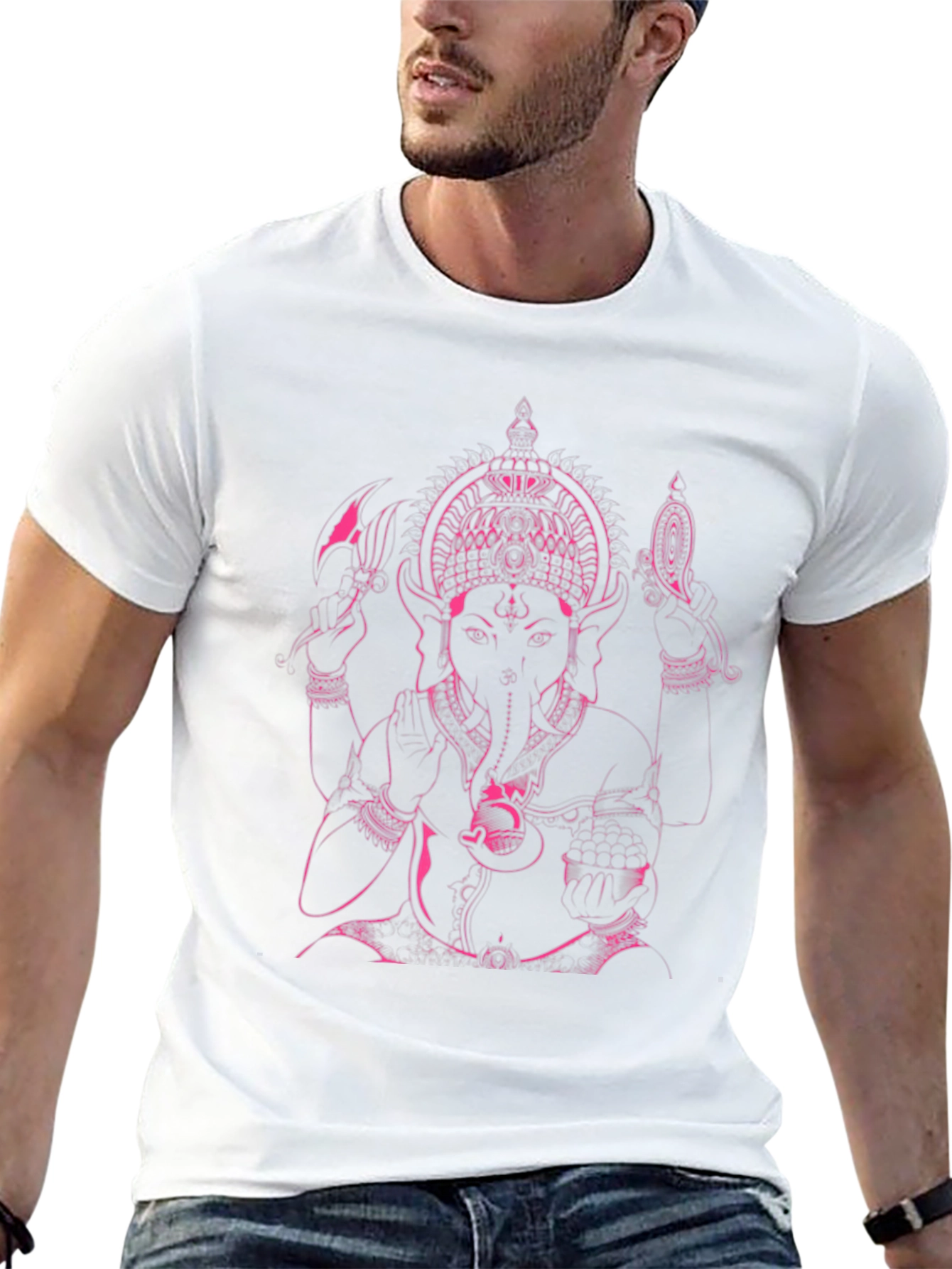 Ganesha Graphic T-Shirt - Black