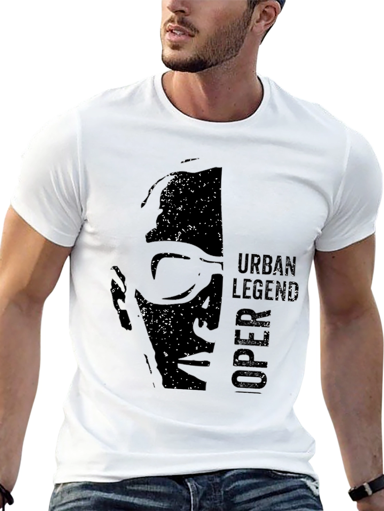 Urban Legend Graphic Tee - Mens Black T-Shirt
