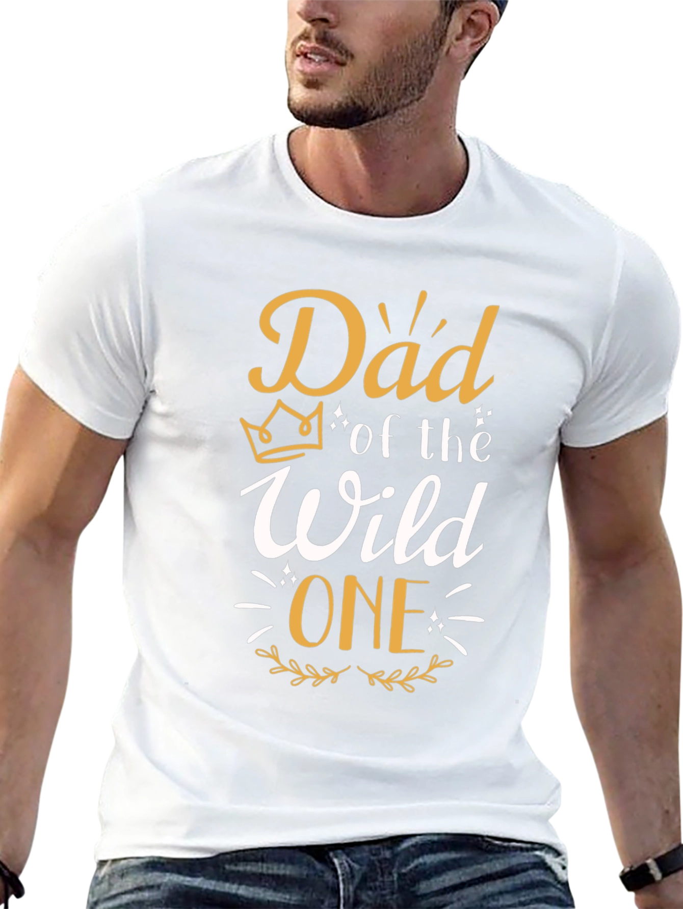 Dad of the Wild One Graphic T-Shirt
