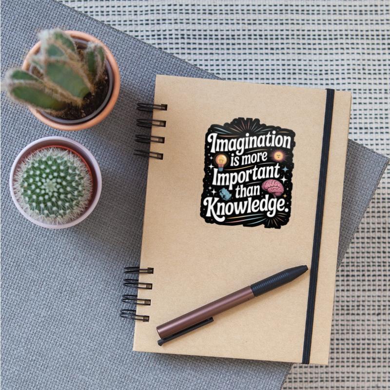 Imagination Over Knowledge – Inspiring Quote Tee