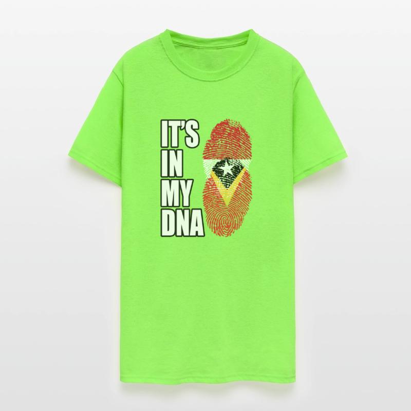 Indonesian And Timorese Mix Heritage DNA Flag