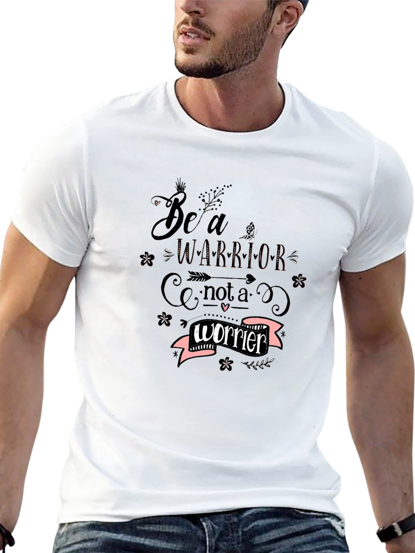 Be a Warrior T-Shirt - Motivational Graphic Tee