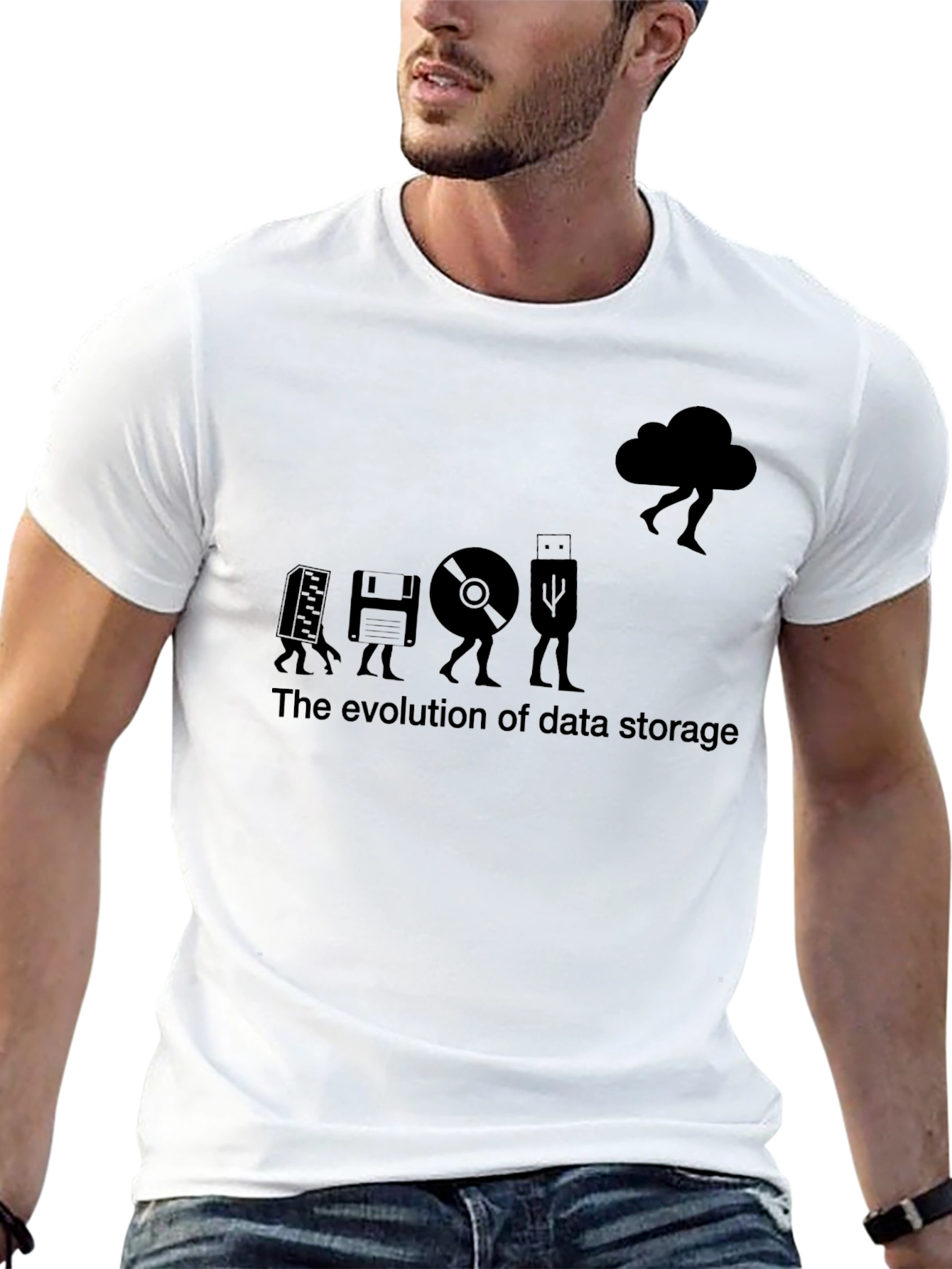 Evolution of Data Storage T-Shirt