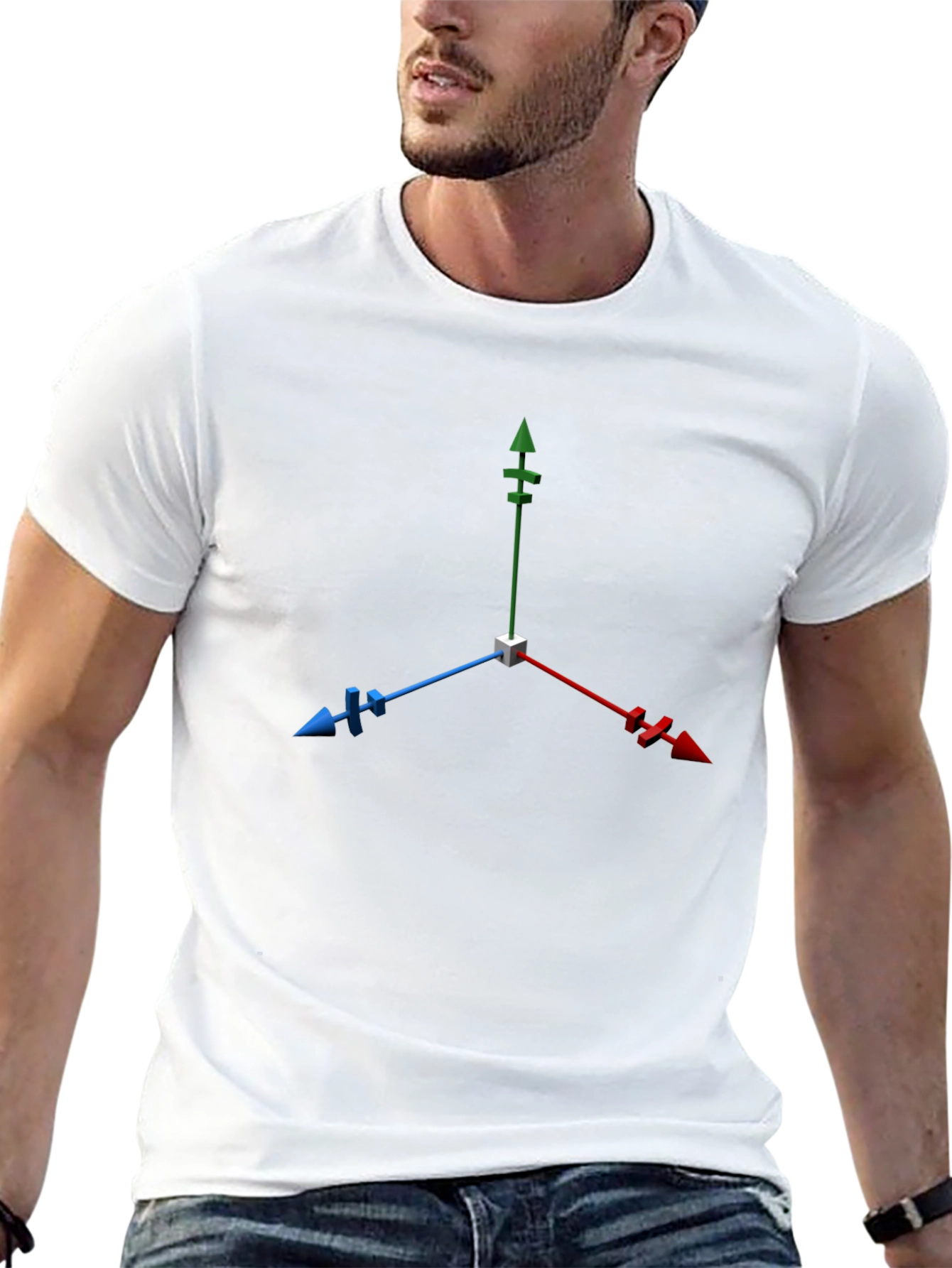 Coordinate Axes Graphic T-Shirt